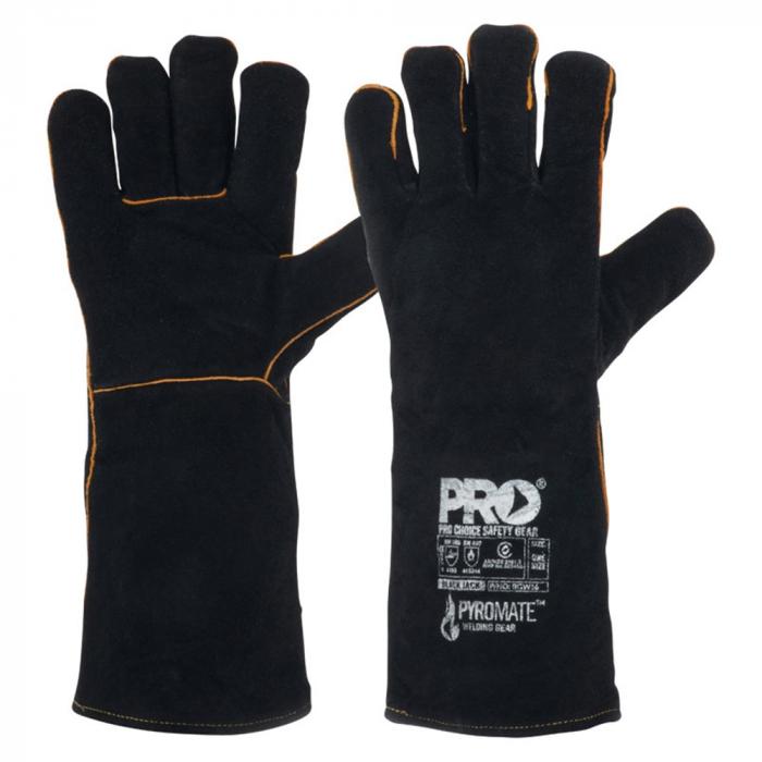 Pyromate Black Jack Black & Gold Welding Glove
