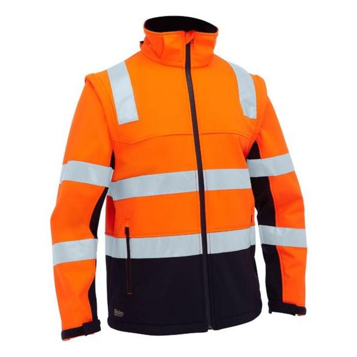 Taped Two Tone Hi Vis 3 in 1 Soft Shell Jacket