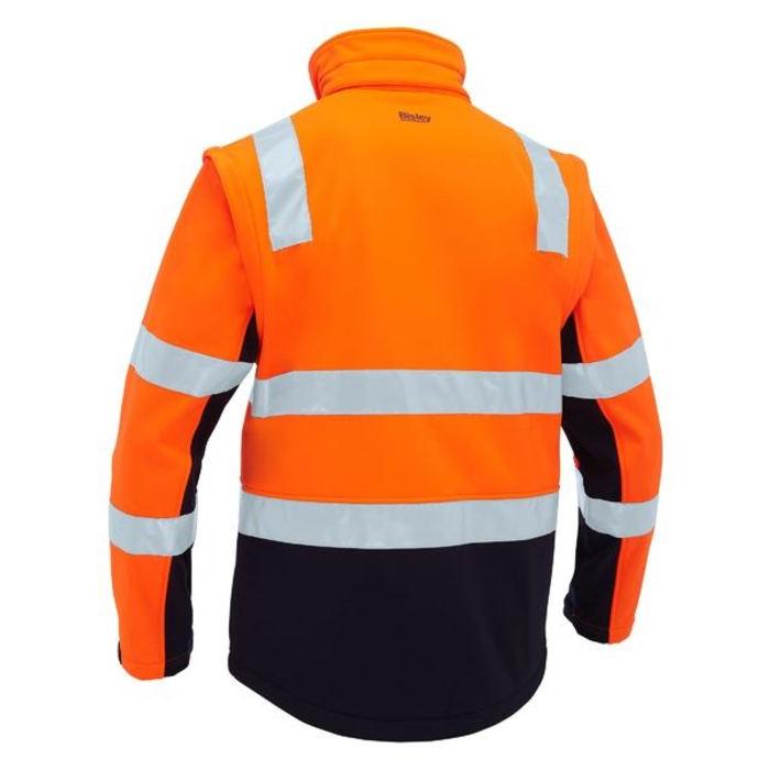 Taped Two Tone Hi Vis 3 in 1 Soft Shell Jacket