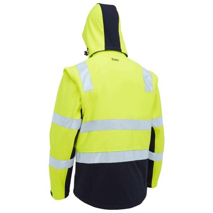 Taped Two Tone Hi Vis 3 in 1 Soft Shell Jacket