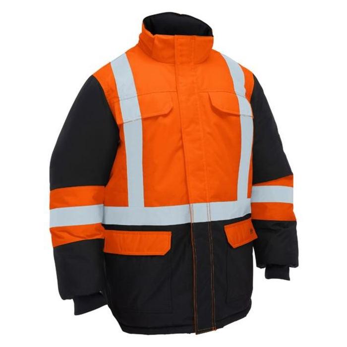 H Taped Hi Vis Freezer Hooded Jacket