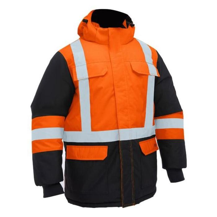 H Taped Hi Vis Freezer Hooded Jacket