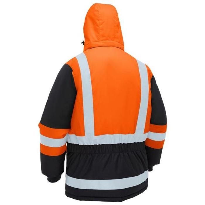 H Taped Hi Vis Freezer Hooded Jacket