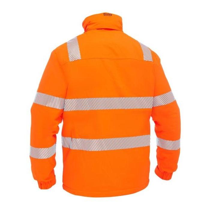 Taped Hi Vis Heated Jacket with Hood