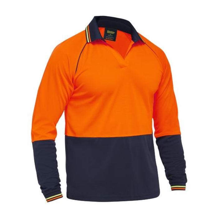 Two Tone Hi Vis V-Neck Polo Shirt