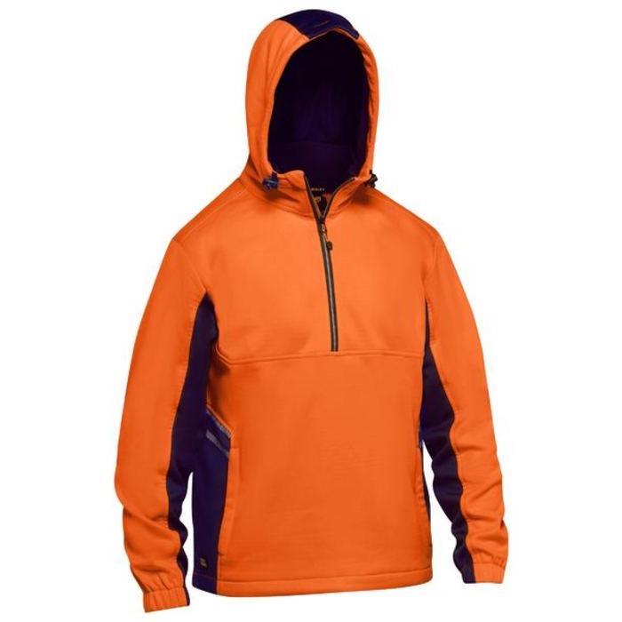 Hi Vis Liquid Repellent Fleece Hoodie