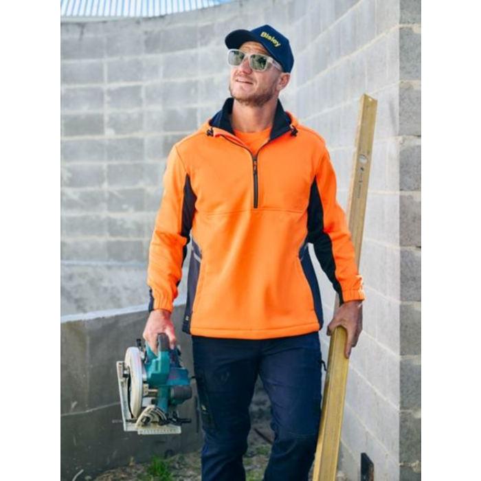 Hi Vis Liquid Repellent Fleece Hoodie