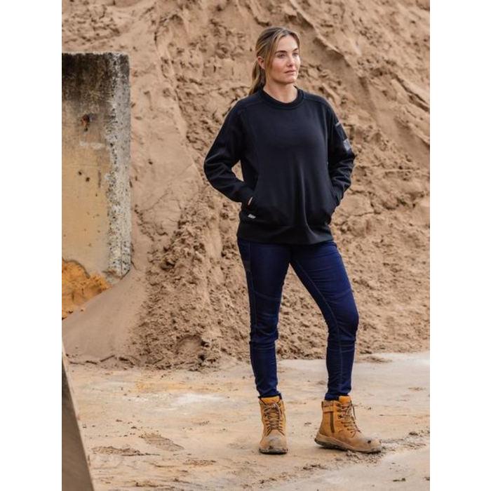 Womens Fleece Crew Neck Jumper