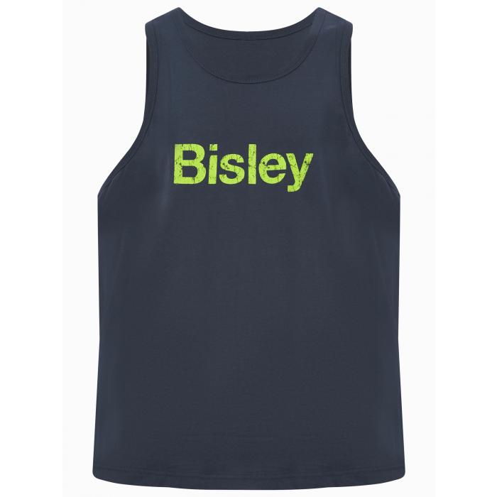 Cotton Logo Singlet - Navy