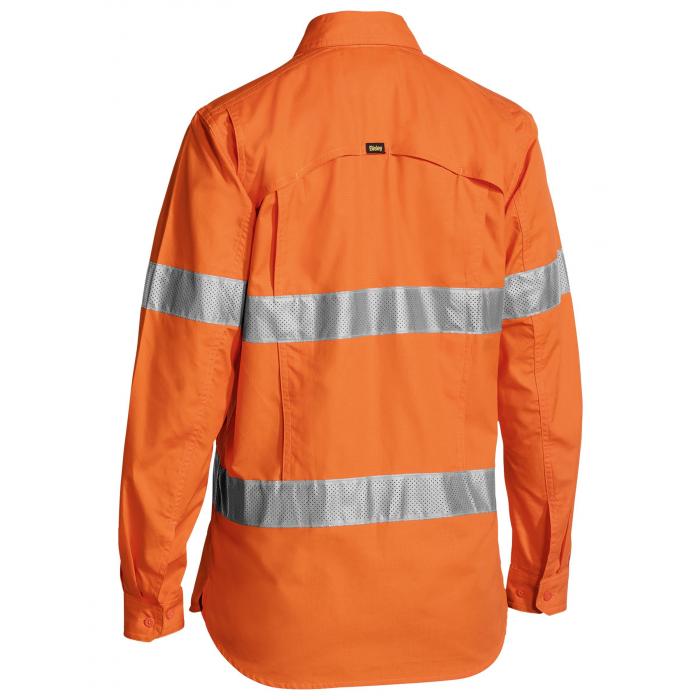 Women's X Airflow Taped Hi Vis Ripstop shirt - Orange