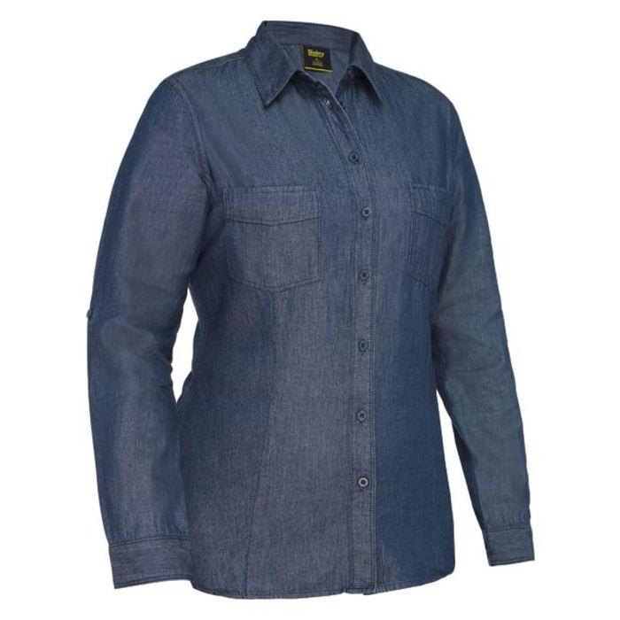 Ladies Denim Work Shirt