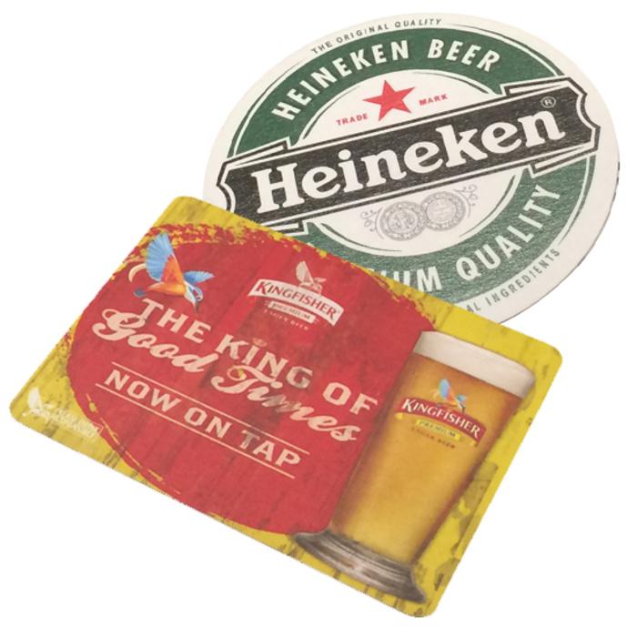 Board coasters two sided