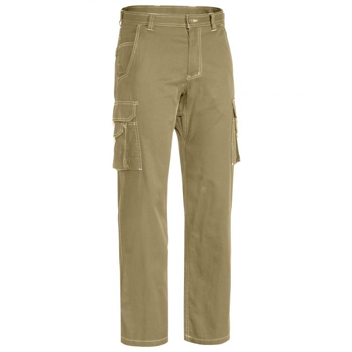 Cool Vented Lightweight Cargo Pants - Khaki