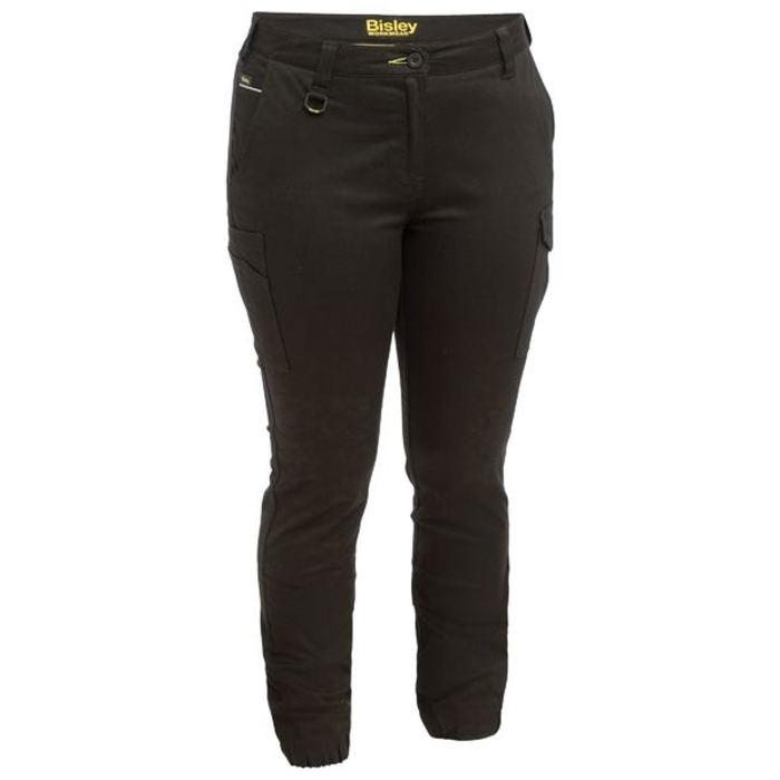 Womens Cotton Cargo Cuffed Pants
