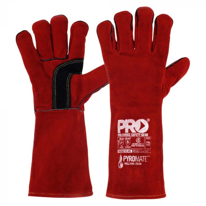 Pyromate Red Kevlar Welding Glove