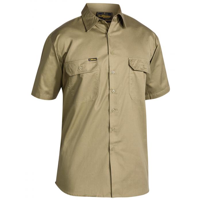 Cool Lightweight Drill Shirt - Khaki