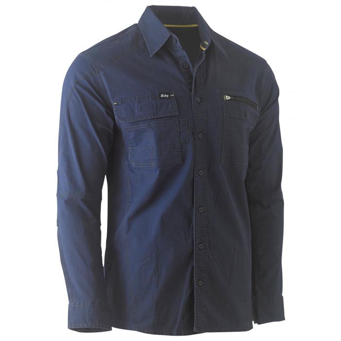 Flx & Move Utility Work Active Shirt - Navy