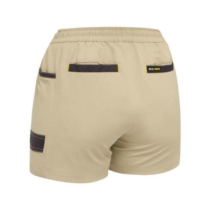 Womens FLX & Move 4 Way Stretch Elastic Waist Short