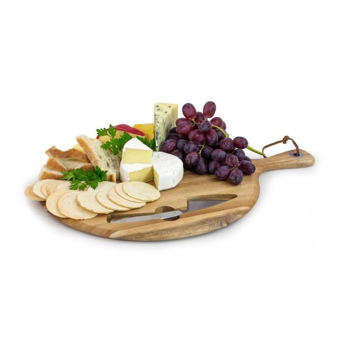 Brie Cheese Board And Knife Set
