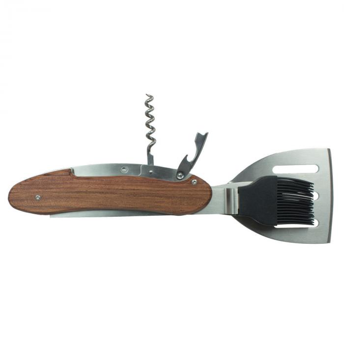 Multi Function BBQ Tool - Wooden