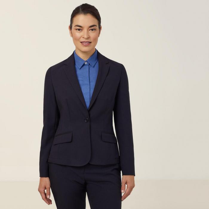 1 Button Mid-Length Ladies Jacket