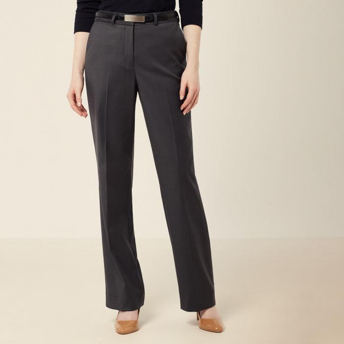 Wool Blend Twill Secret Waist Regular Fit Pant