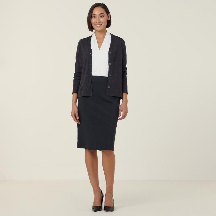Ladies V-Neck Cardigan