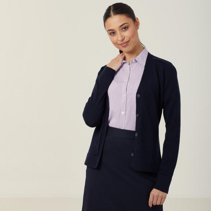 Ladies V-Neck Cardigan