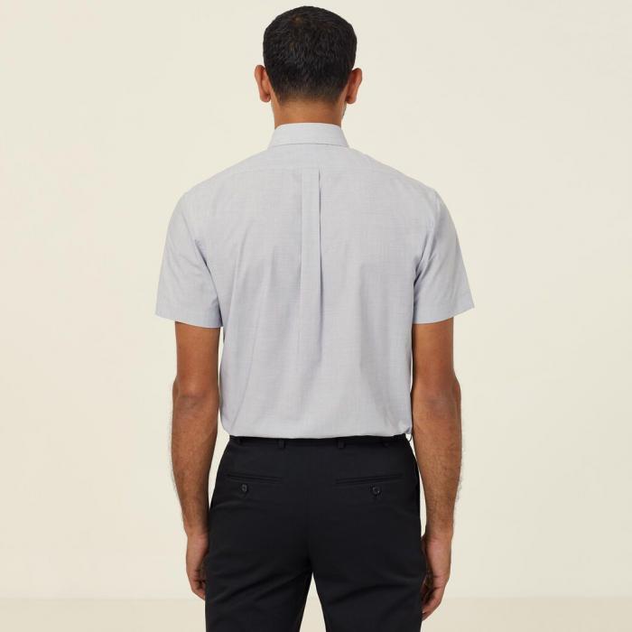 Textured Mens Short Sleeve Shirt