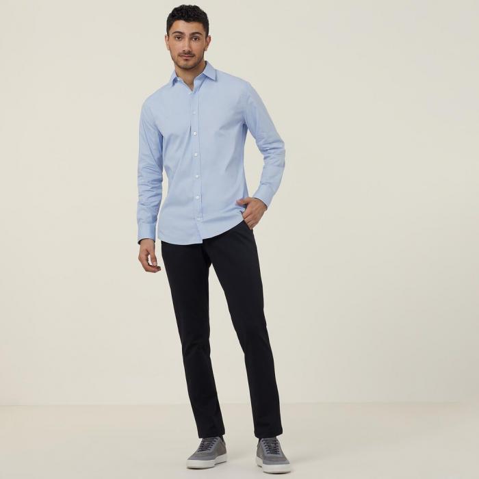 Mens Avignon Long Sleeve Slim Shirt