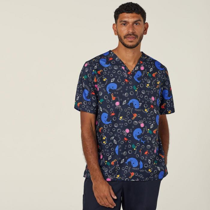 Under Sea Scrub Top