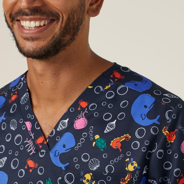 Under Sea Scrub Top
