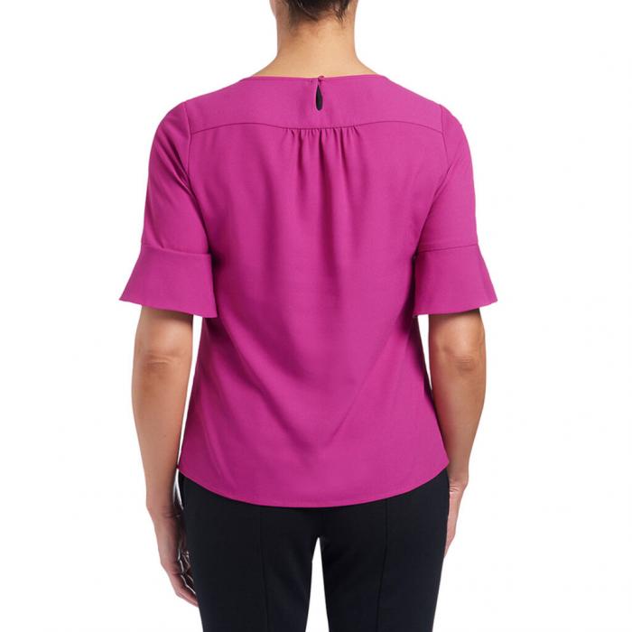 Fluted Sleeve Top