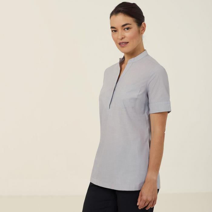 Textured Short Sleeve Tunic