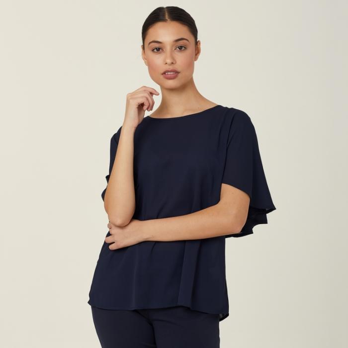 Womens Georgie Cape Blouse