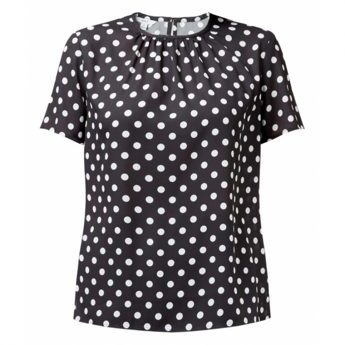 Womens Georgie Short Sleeve Blouse