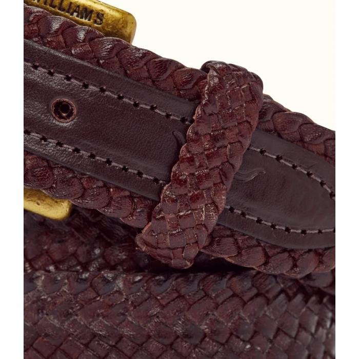 Slim Plaited Buckle Belt