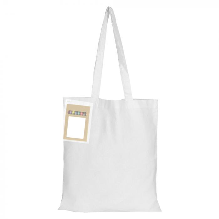 Colouring White Calico Bag No Gusset