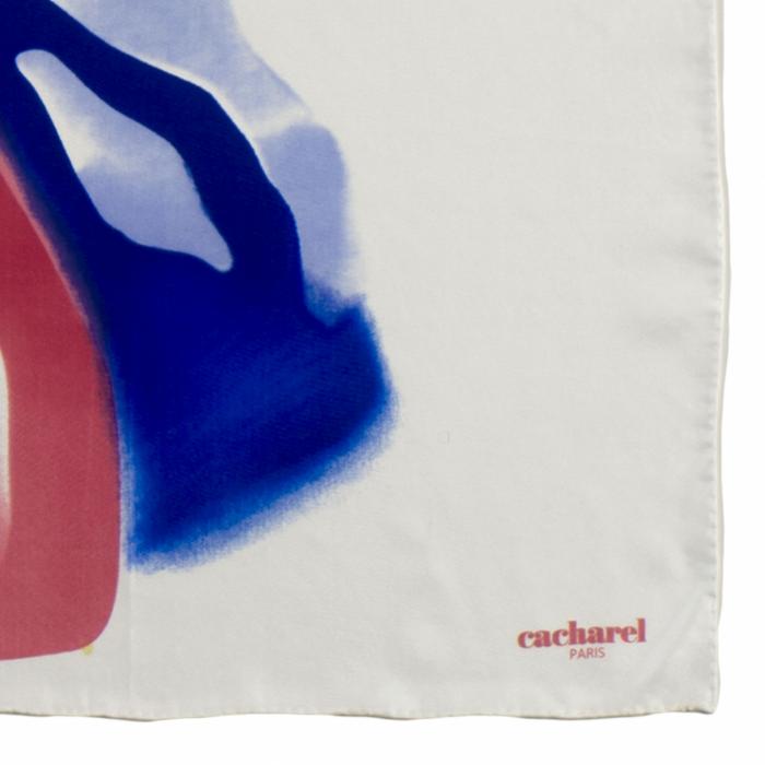 Silk Scarf Demoiselle Blanc