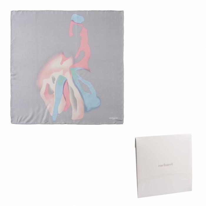 Silk Scarf Demoiselle Gris