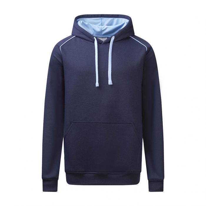 Inner Hood Contrast Fleecy Hoodie