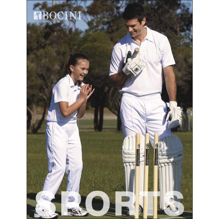 Unisex Adults Cricket Polo S/S