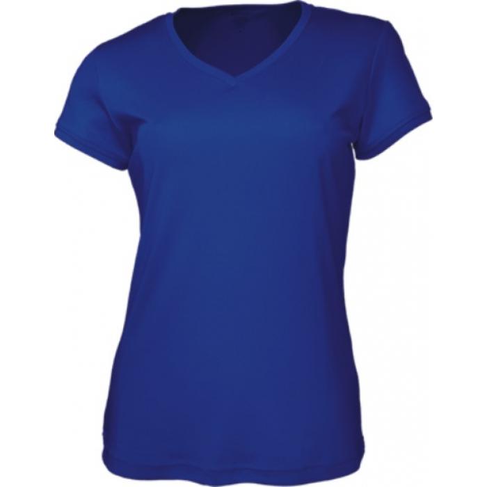 Ladies Brushed V-Neck Tee Shirt