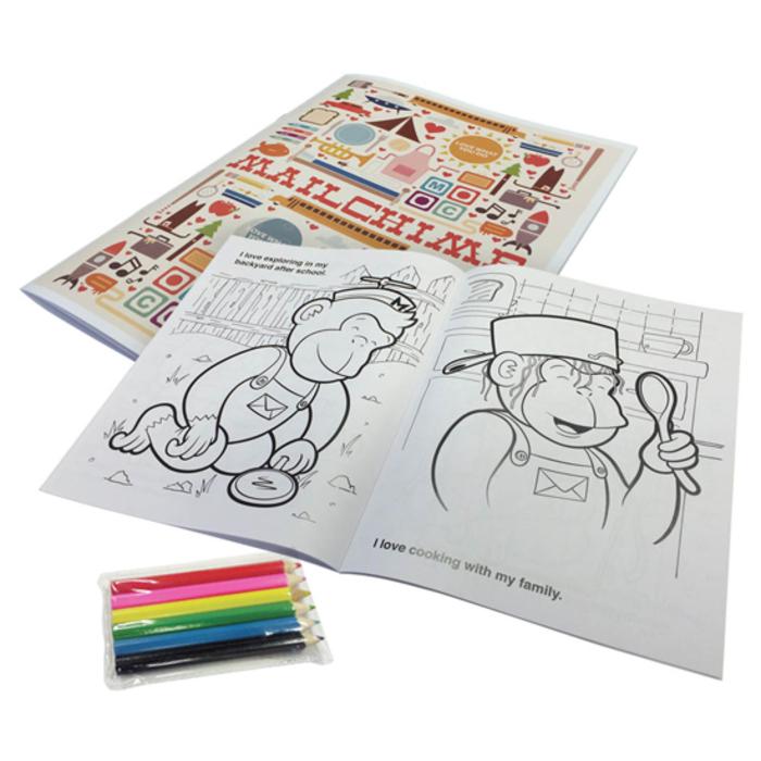 A5 Colouring in Book (12pp + Cover)