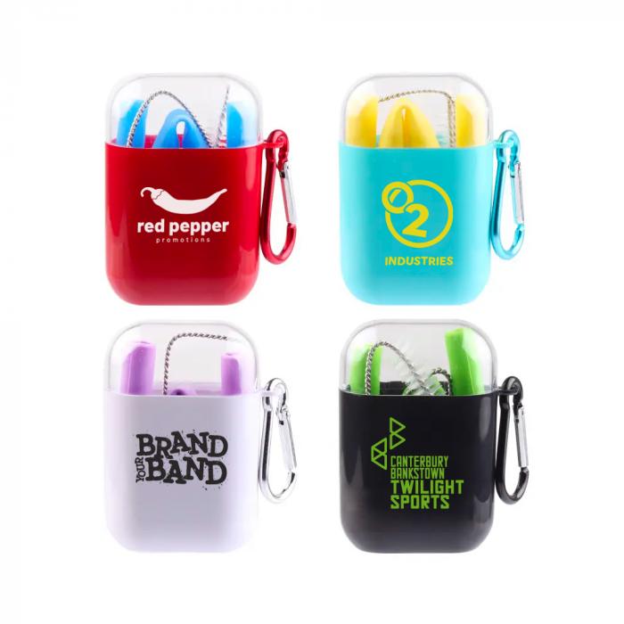 Silicone Straw in Pod Case