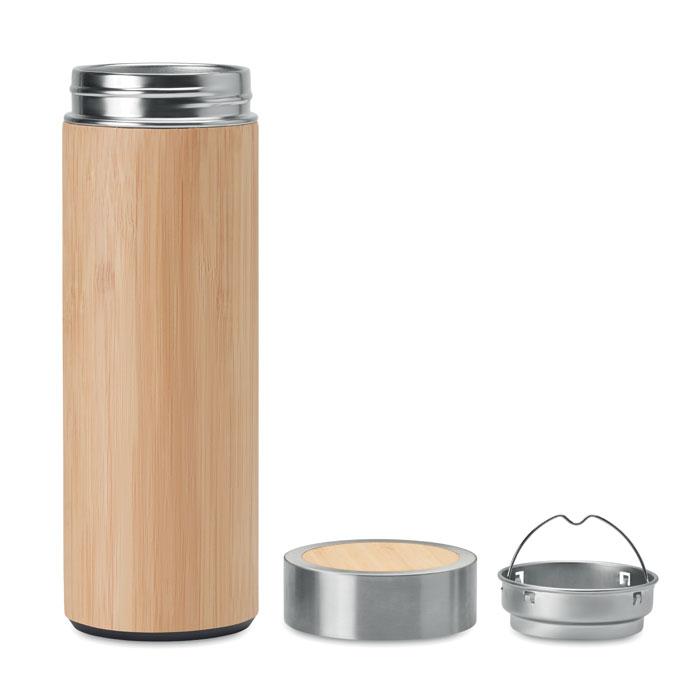 Bamboo Stainless Steel Flask