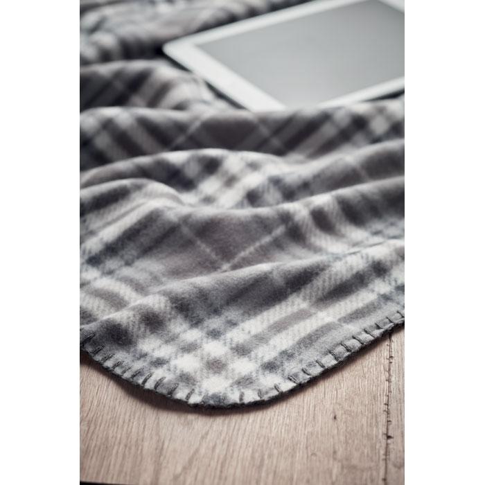 RPET Fleece Squared Travel Blanket