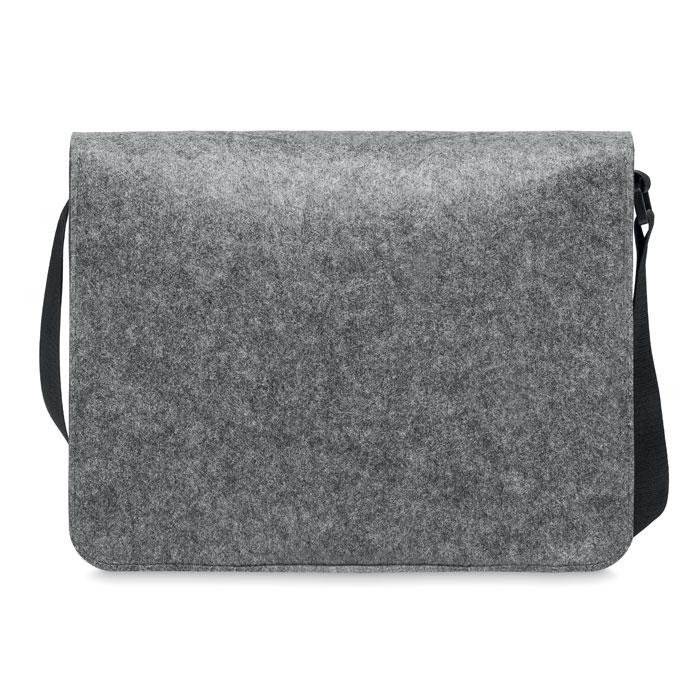 Custom Printed Promotional RPET Felt Messenger/Laptop Bag NZ Custom Gear