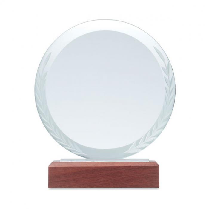 Round Crystal Award