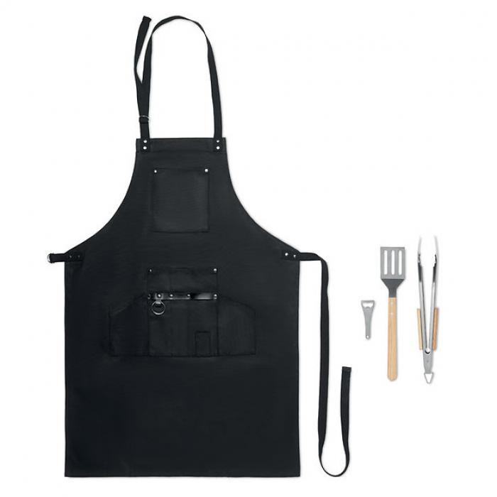 BBQ Waxed Canvas Apron Set